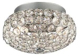 Ideal Lux - LED Кристална плафониера KING 3xG9/3W/230V Ø 25,5 см хром