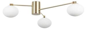 Ideal Lux - LED Полилей за повърхностен монтаж HERMES 3xG9/3W/230V Ø 90 см златист