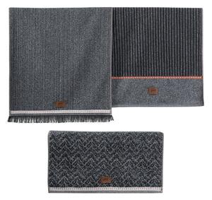Антрацитни кърпи в комплект от 3 бр. 50x90 cm Denim – Foutastic