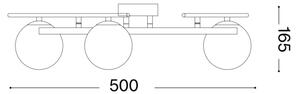 Ideal Lux - LED Полилей за повърхностен монтаж ATLAS 3xG9/3W/230V бял
