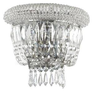 Ideal Lux - Кристален аплик DUBAI 2xE14/28W/230V лъскав хром