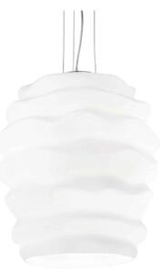 Ideal Lux - Пендел KARMA 1xE27/60W/230V Ø 38 см бял
