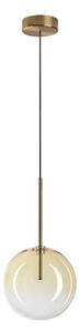 Ideal Lux - LED Пендел EQUINOXE 1xG4/2W/230V Ø 20 см месинг/опушен