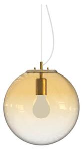 Ideal Lux - Пендел MAPA 1xE27/42W/230V Ø 30 см златист/опушен