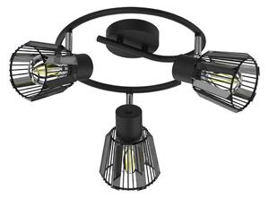 Prezent 27518 - Спот PONTEO 3xE27/40W/230V черен