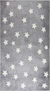 Сив детски килим подходящ за пране 80x120 cm Shining Stars – Vitaus
