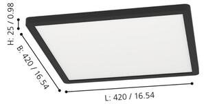 Eglo 900094 - LED RGBW Димируема лампа ROVITO-Z LED/16,5W/230V черна