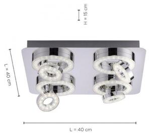 JUST LIGHT. 14662-17 - LED RGBW Димируем спот TIM 4xLED/5,9/230V + д.у