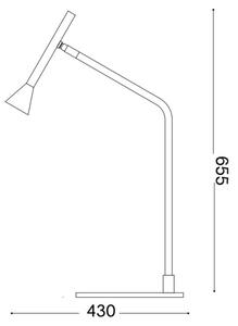 Ideal Lux - LED Димируема настолна лампа DIESIS LED/6,5W/230V CRI 90 златист
