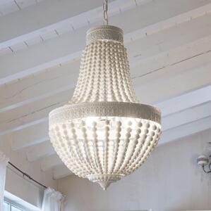 Ideal Lux - Пендел MONET 5xE14/40W/230V Ø 40 см коноп/бял