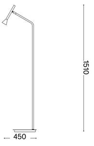 Ideal Lux - LED Лампион DIESIS LED/4,5W/230V CRI 95 златист