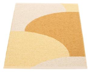 Килим за открито и закрито в цвят жълта охра 70x90 cm Hill Ochre Pale Yellow – Pappelina