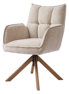 Кремави тапицирани трапезни столове в комплект 2 бр. Marilla – Unique Furniture