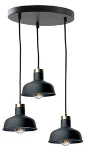 Пендел HEBE 3xE27/60W/230V черен
