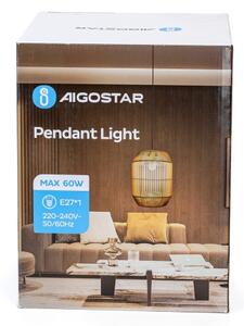 Aigostar - Пендел 1xE27/60W/230V бежов