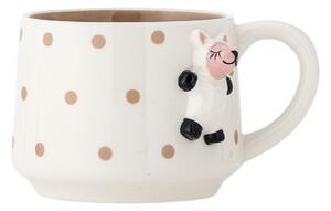 Бяла керамична детска чаша за какао 370 ml Dolly – Bloomingville Mini