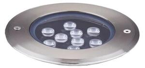 Ideal Lux- LED Лампа за алея FLOOR LED/12W/230V Ø 14 см CRI 90 IP67 хром
