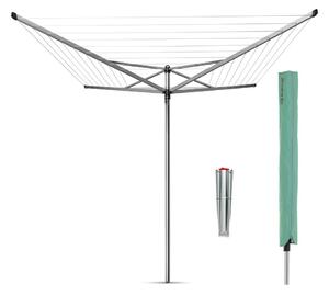 Градинска сушилня за дрехи в сребрист цвят 50 m Topspinner – Brabantia