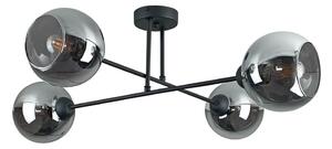 Висящ полилей VASCO 4xE27/60W/230V черен/опушен черен