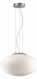 Ideal Lux - Пендел CANDY 1xE27/42W/230V Ø 40 см бял