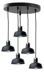 Пендел HEBE 5xE27/60W/230V черен