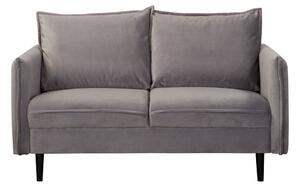 Сив кадифен диван 138 cm Juli – Ropez