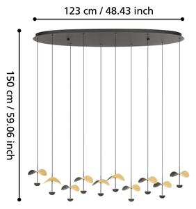 Eglo 390342 - LED Димируем пендел DRACERA 10xLED/2,3W/230V 3000K