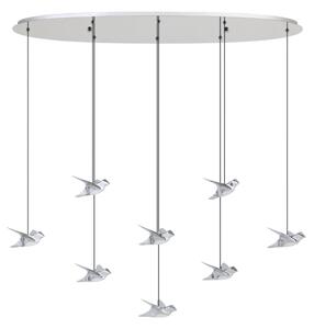 Eglo 390401 - LED Димируем пендел PARATEBUENO 8xLED/4,2W/230V хром