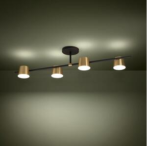 Eglo 39984 - LED Полилей за повърхностен монтаж ALTAMIRA 4xGU10/4,6W/230V 3000K златист