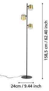Eglo 39987 - LED Лампион ALTAMIRA 3xGU10/4,6W/230V 3000K златист