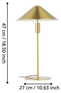 Eglo 390274 - LED Димируема настолна лампа PARAGUAY LED/12W/230V 3000K златист