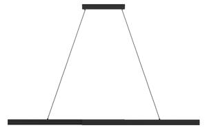 Eglo 390368 - LED регулируем полилей MONTEBUONO LED/20W/230V 3000K черен