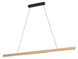 Eglo 390369 - LED Димируем пендел MONTEBUONO LED/21W/230V 3000K кафяв
