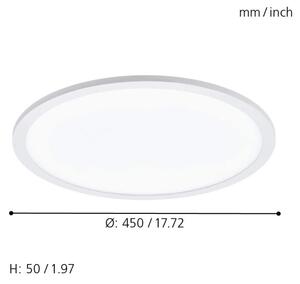 Eglo 79469 - LED Димируем плафон POZZALLO LED/21W/230V + д.у