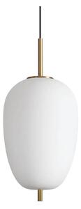 Ideal Lux - LED Пендел UMILE LED/20W/230V Ø 27 см CRI 90 месинг/бял