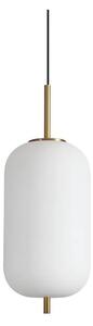 Ideal Lux - LED Пендел UMILE LED/20W/230V Ø 22 см CRI 90 месинг/бял