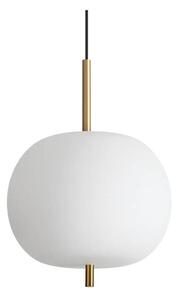 Ideal Lux - LED Пендел UMILE LED/20W/230V Ø 30 см CRI 90 месинг/бял