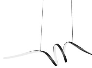 LED Пендел LOOP LED/28W/230V черен