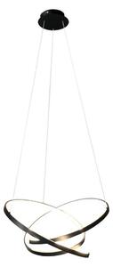 LED Пендел EMPOLI LED/55W/230V черен