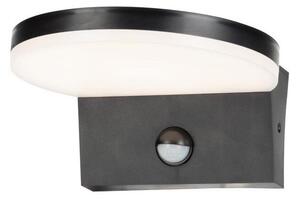 Rabalux 77119 -LED Екстериорен аплик със сензор BATIDA LED/9W/230V IP54 черен