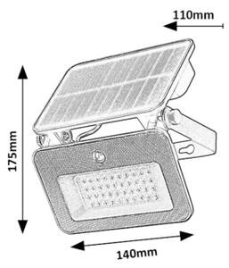 Rabalux 77159-LED соларен прожектор с LED сензор 6W/3,7V IP65