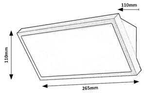Rabalux 77150 - LED Екстериорен аплик RAPLA LED/18W/230V IP65