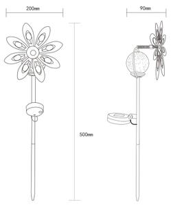 Globo 36575 - LED Соларен декорация LED/0,02W/3V IP44