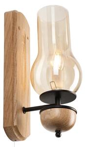 Brilagi - LED Аплик COTTAGE 1xE14/40W/230V дъб/кафяв