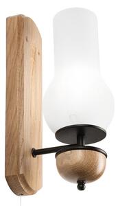 Brilagi - LED Аплик COTTAGE 1xE14/40W/230V дъб/бял
