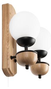 Brilagi - LED Аплик COTTAGE 2xG9/40W/230V дъб/бял