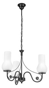 Brilagi - LED Пендел COTTAGE 3xE14/40W/230V черен/бял