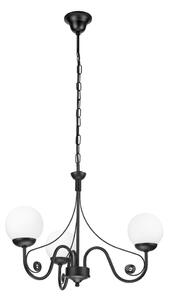 Brilagi - LED Пендел COTTAGE 3xG9/40W/230V черен/бял