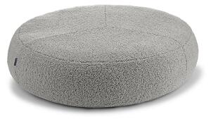 Сиво легло за куче от плат букле ø 70 cm Senso Pouffe Pebble S/M – MiaCara