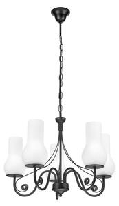 Brilagi - LED Пендел COTTAGE 5xE14/40W/230V черен/бял